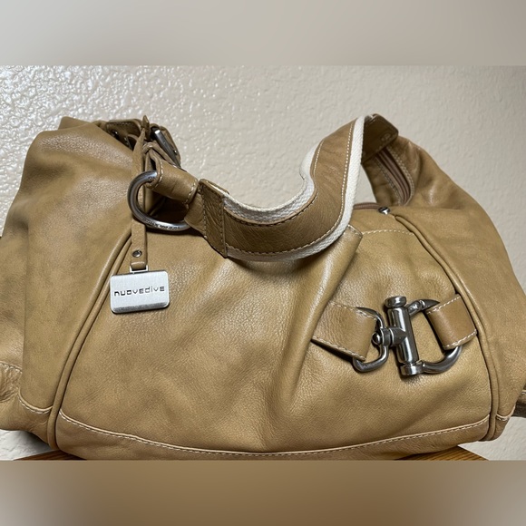 Nouvedive Leather, Carmel Large Purse, Handbag, Satchel beautiful silver accents - Picture 16 of 16